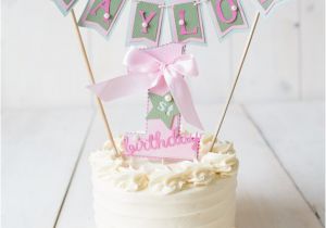 Cake toppers 1st Birthday Girl First Birthday Decorations First Birthday Cake topper