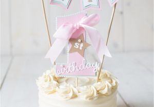 Cake toppers 1st Birthday Girl Girl First Birthday Cake topper 1st Birthday Party