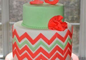 Cakes for 13th Birthday Girl Hope 39 S Sweet Cakes Chevron Cake Hope 39 S Sweet Cakes