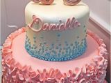 Cakes for 16 Birthday Girl Sweet 16 Pink Birthday Cake Adrienne Co Bakery