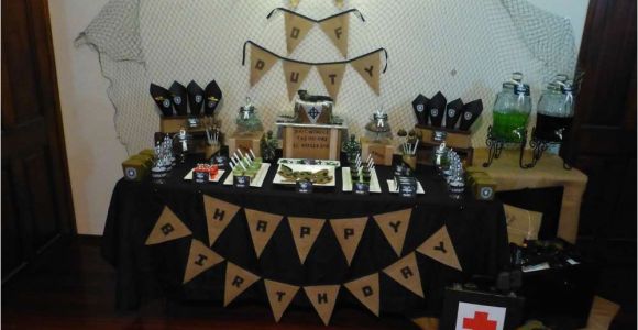 Call Of Duty Birthday Decorations Call Of Duty Black Ops Birthday Party Ideas Photo 1 Of