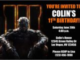 Call Of Duty Birthday Invitation Cards Call Of Duty Invitations From General Prints