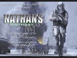 Call Of Duty Birthday Invitation Cards Free Printable Call Of Duty Birthday Invitations Party