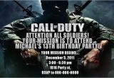 Call Of Duty Birthday Invitation Cards Modern Warfare 13 Year Old Boy Birthday Party Ideas