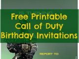 Call Of Duty Birthday Invitations Free Printable Call Of Duty Birthday Invitations