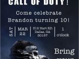 Call Of Duty Birthday Invitations the Invitation Was Done A Call Of Duty Birthday Party