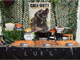 Call Of Duty Birthday Party Decorations Call Of Duty Birthday Party Birthday Party Pinterest