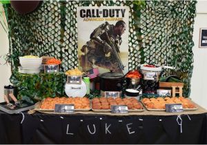 Call Of Duty Birthday Party Decorations Call Of Duty Birthday Party Birthday Party Pinterest