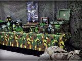 Call Of Duty Birthday Party Decorations Call Of Duty Military Birthday Party Ideas Photo 4 Of 11