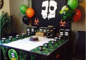 Call Of Duty Birthday Party Decorations Homemade Call Of Duty Ghosts Birthday Decorations Call