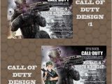 Call Of Duty Birthday Party Invitations Call Of Duty Video Game Birthday Party Invitations by