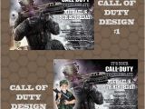 Call Of Duty Birthday Party Invitations Call Of Duty Video Game Birthday Party Invitations by