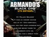 Call Of Duty Black Ops Birthday Invitations 8 Call Of Duty Black Ops Birthday Party Invitations Ebay