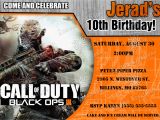 Call Of Duty Black Ops Birthday Invitations Call Of Duty Black Ops 3 Birthday Invitation Kustom