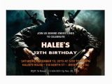 Call Of Duty Black Ops Birthday Invitations Call Of Duty Black Ops Personalized Birthday Party Invitations
