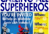 Calling All Superheroes Birthday Invitation 17 Best Images About Superhero Birthday Parties On
