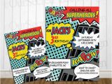 Calling All Superheroes Birthday Invitation Calling All Superheroes Personalized Printable Comic