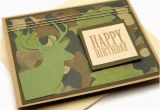 Camo Birthday Cards Deer Birthday Card Camouflage Birthday Card Cards for