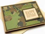 Camo Birthday Cards Deer Birthday Card Camouflage Birthday Card Cards for