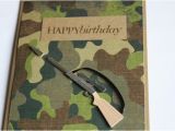Camo Birthday Cards Hunting Birthday Card Camouflage