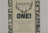 Camo Birthday Invites Camo Birthday Invitation
