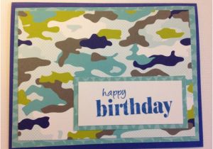 Camouflage Birthday Cards Camo Birthday Card Camouflage Card Camoflage by