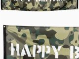Camouflage Happy Birthday Banner Camouflage 39 Happy Birthday 39 Fabric Banner 2 2m Party Packs