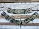 Camouflage Happy Birthday Banner Camouflage Happy Birthday Banner Masculine Birthday