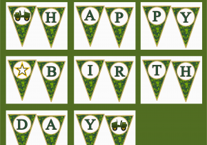 Camouflage Happy Birthday Banner Camouflage Military Quot Happy Birthday Quot Banner by that Party