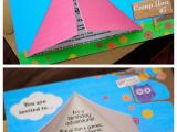 Camping themed Birthday Party Invitations Angenuity Camping Birthday Party