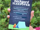 Campout Birthday Invitations Campfire Birthday Cake