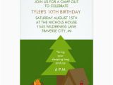 Campout Birthday Invitations Kids Birthday Party Camp Out Invitations Zazzle Com Au