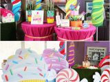 Candy Decorations for Birthday Party Amazing Willy Wonka Party Perfect Candyland Party Ideas