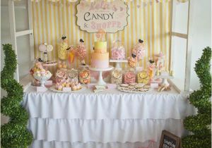 Candy Shop Birthday Party Decorations Kara 39 S Party Ideas Vintage Candy Sweet Shoppe Girl 6th