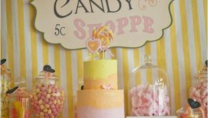 Candy Shop Birthday Party Decorations Kara 39 S Party Ideas Vintage Candy Sweet Shoppe Girl 6th