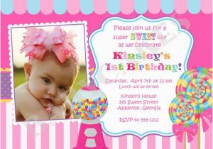 Candy Shoppe Birthday Invitations Sweet Shoppe Birthday Invitation Candyland Birthday Diy