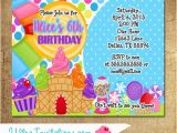 Candyland Birthday Invites Candyland Birthday Party Invitations Printable Digital or