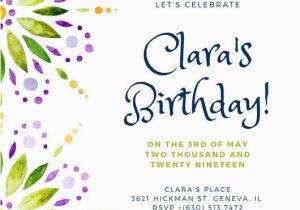 Canva Birthday Invite Birthday Invitation Templates Canva