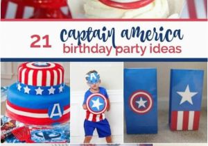 Captain America Birthday Decorations 21 Captain America Party Ideas Spaceships and Laser Beams