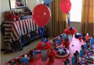 Captain America Birthday Decorations Captain America Birthday Party Ideas Captain America