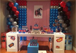 Captain America Birthday Decorations Captain America Birthday Party Ideas Photo 1 Of 32