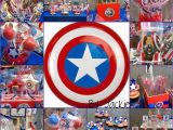 Captain America Birthday Decorations Captain America Birthday Party Ideas Photo 7 Of 7