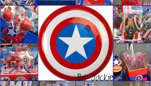 Captain America Birthday Decorations Captain America Birthday Party Ideas Photo 7 Of 7