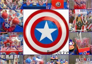 Captain America Birthday Decorations Captain America Birthday Party Ideas Photo 7 Of 7