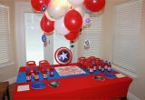 Captain America Birthday Decorations Captain America themed Birthday Party events to Celebrate