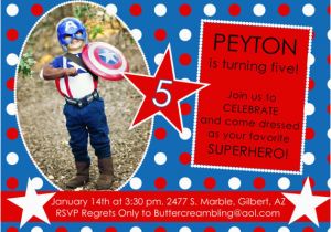 Captain America Birthday Party Invitations Captain America Birthday Party Invitation Ideas Bagvania