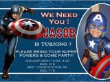 Captain America Birthday Party Invitations Captain America Birthday Party Invitation Ideas Bagvania