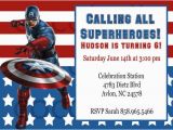 Captain America Birthday Party Invitations Captain America Party Invitation Digital by