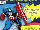 Captain America Birthday Party Invitations Invitations Captain America Birthday Party Favors Avengers