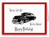 Car themed Birthday Cards Classic Car Birthday Card Classic Car Party Pinterest